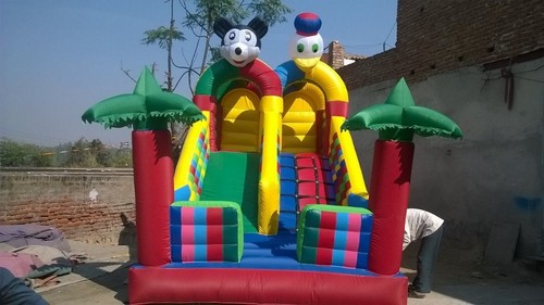 डबल लेन इन्फ्लेटेबल स्लाइड