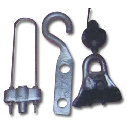 Tension Clamps - Aluminum, 10-20 Length | Industrial Application, Rectangle and Other Conductor Shapes, White and Black Jacket Color