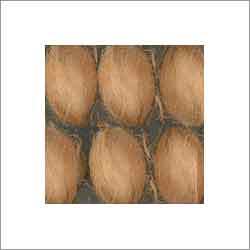 ताजा अर्धा खोली वाला नारियल