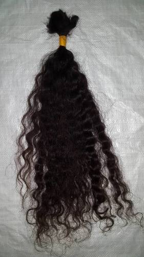 Remy Natural Deep Curly Bulk Hair Gender: Female