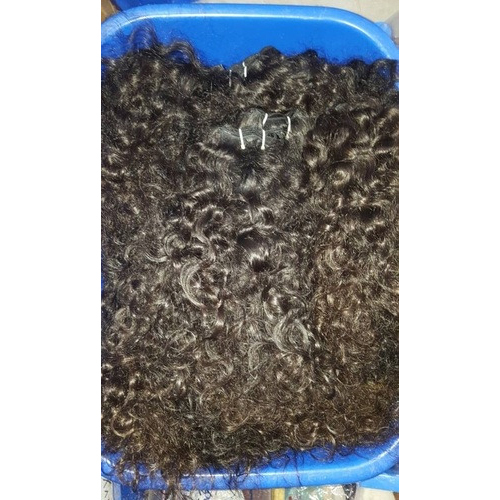 Natural Black & Brown Deep Curly Bundle Hair