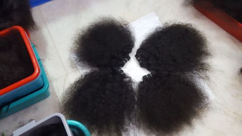 Machine Weft Natural Loose Curly Hair Gender: Female