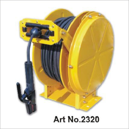 Arc Welding Reel - Copper Stranded 25 SQ.MM X 1CXW/H up to 30M, Red Jacket with Yellow Connectors | Technically Advanced, Highly Efficient, Long Service Life