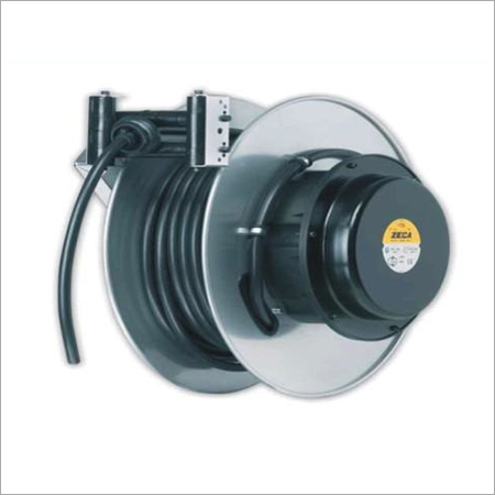 Auto Rewind Cable Reel With Slipring - Copper Stranded Conductor, Red Pe Jacket | Automatic Functioning, Weather-proof Spring Motor Gasket, Adjustable Cable Bumpers