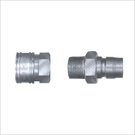 Straight Through Coupling - Aluminum, Size 1/4 To 1 | Silver Color, Female Connection, Equal Shape, Forged Technique, Rust Resistant