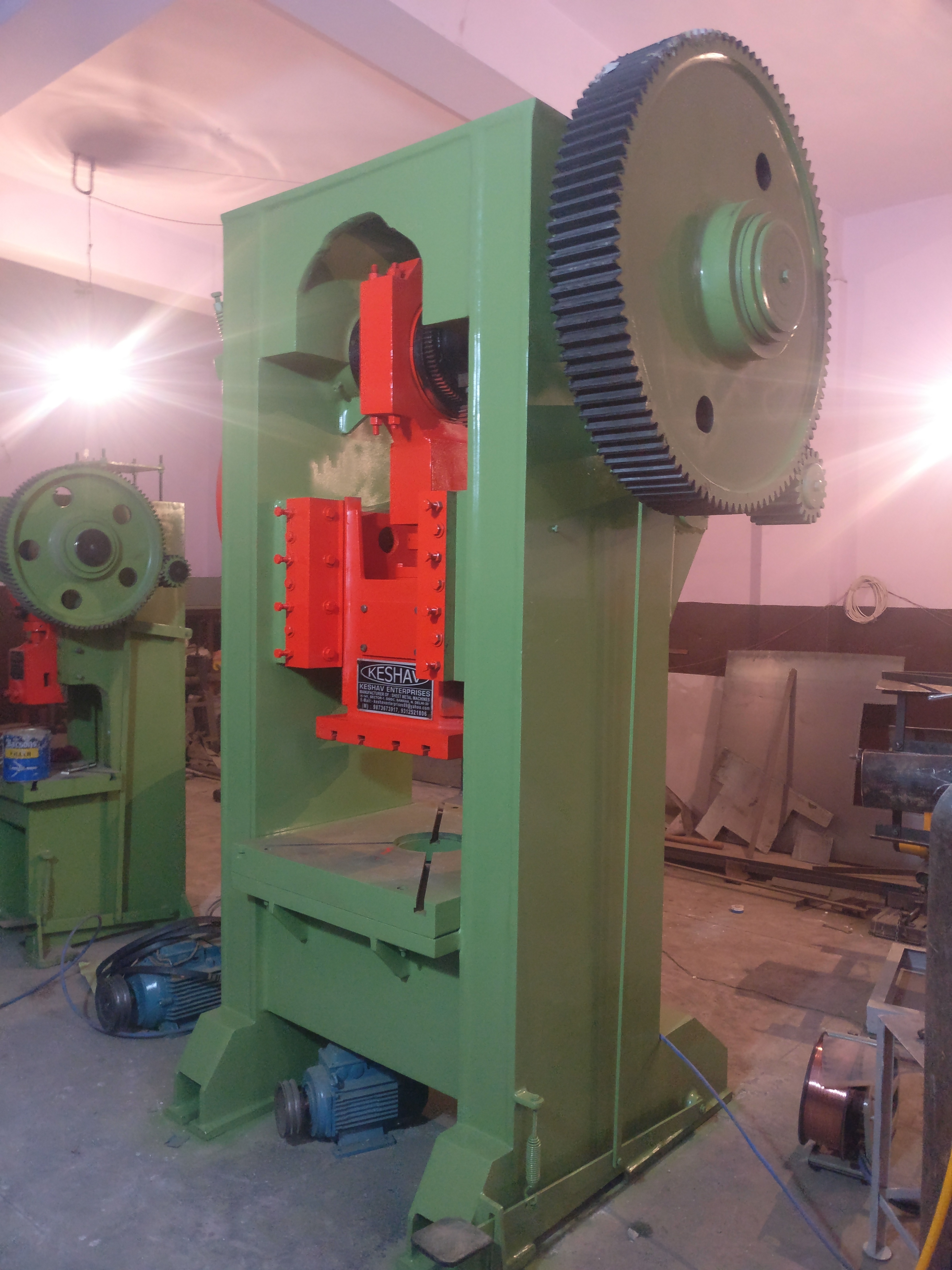 H Frame Mechanical Power Press - Heavy-duty Steel Frame, Precision Engineering , High Efficiency Performance