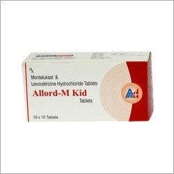लेवोसेटिरिज़िन 2.5Mg मोंटेलुकास्ट 4 Mg टैबलेट
