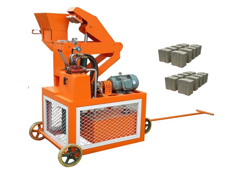 Double Press Hydraulic Interlocking Block Machine