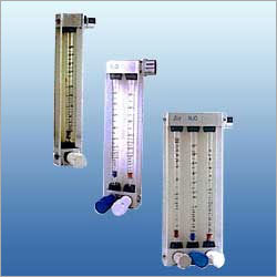 Rotameter Units - Aluminum Alloy, Tapered Tubes, Red Anodized | Precise Flow Measurement, Easy to Read, Durable Design