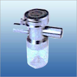 Goldman Halothane Vaporizer - Stainless Steel, 100mm x 50mm x 30mm | 1-5 Bar Operating Pressure, 1-5 L/min Flow Rate, 0-50°C Temperature Range