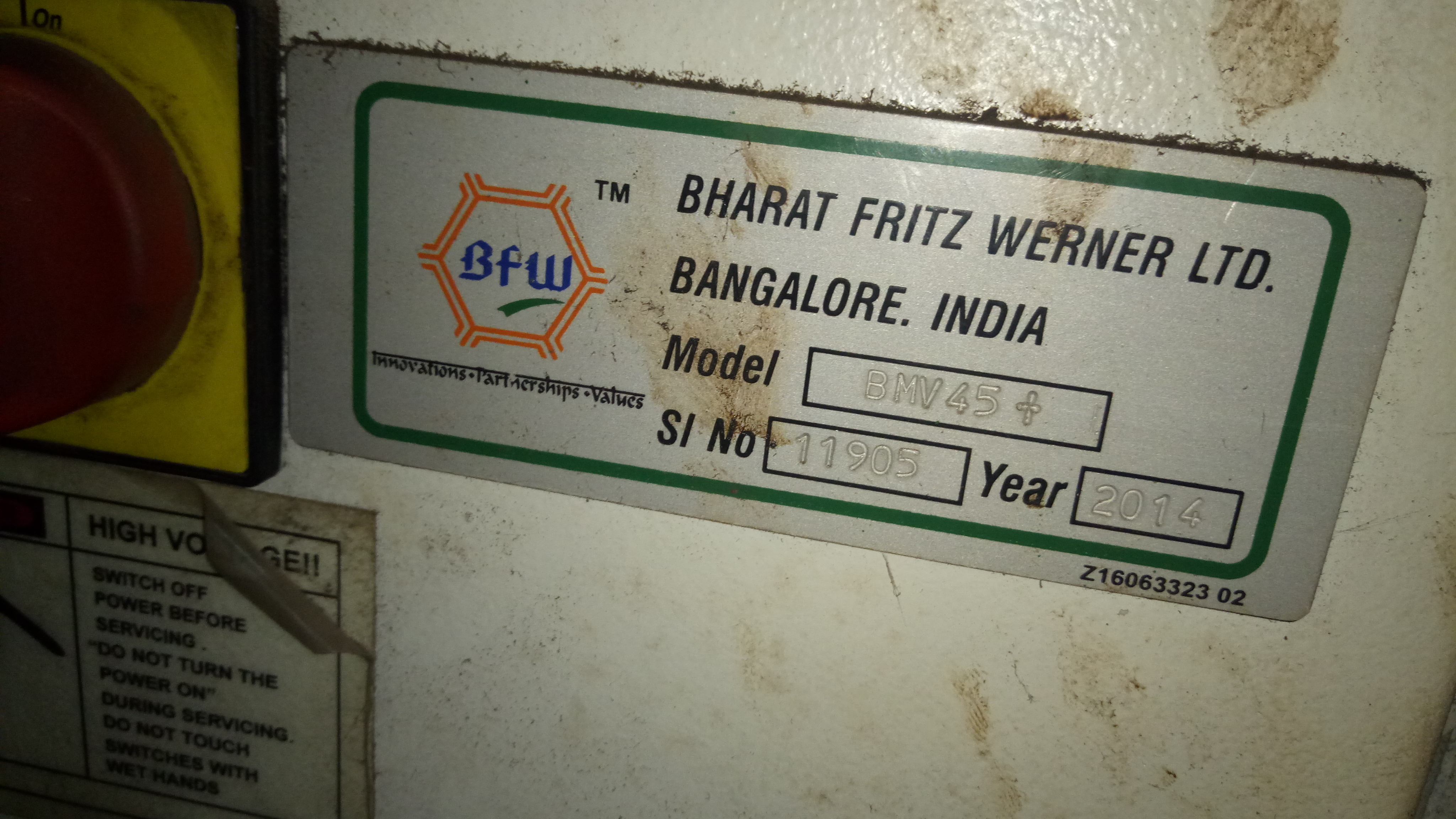 Industrial Vmc Machine