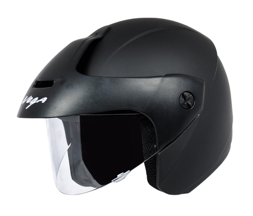 पीक के साथ हाफ फेस हेलमेट रिज डीएक्स