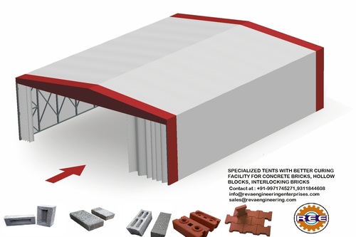 White Precast Product Curing Chamber