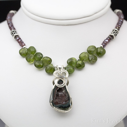 Beads (idocrase) necklaces