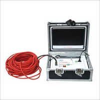 जल के नीचे सीसीटीवी कैमरा सिस्टम लाइट के साथ।