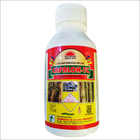 Chlorpyrifos 20% E.C. - 100 ml to 30 Lit Packaging | Effective Insecticide for Crops, Buildings, and Animals, Targets Multiple Pests