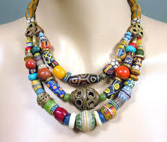 Fancy beads necklace