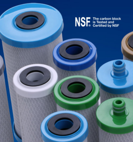NSF के साथ घरेलू सक्रिय कार्बन फ़िल्टर CTO