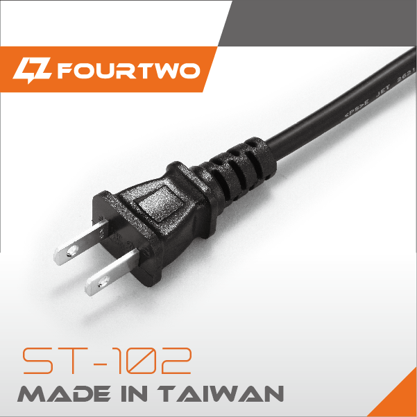 Canada 2 Pin Cul Ul Power Cord