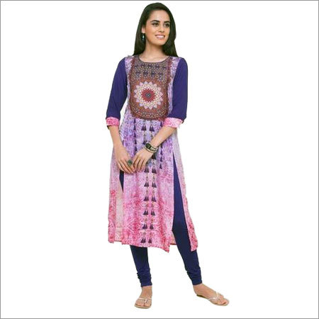 Ladies Digital Printed Kurtis