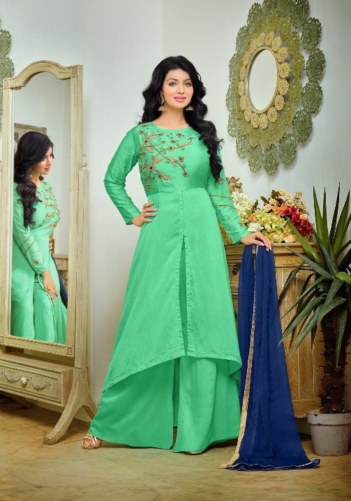 Cotton Embroidered Salwar Kameez