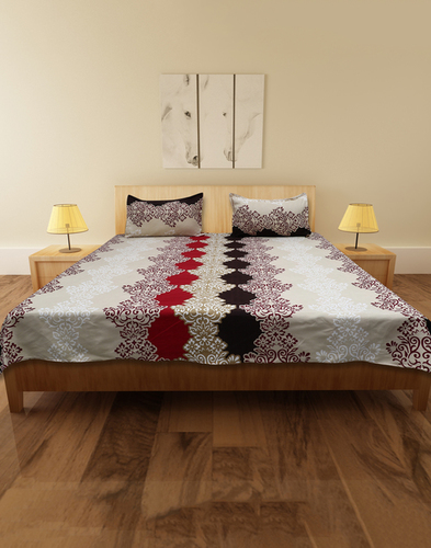 कोकोफोम डबल पॉली कॉटन मल्टीकलर एब्सट्रैक्ट बे