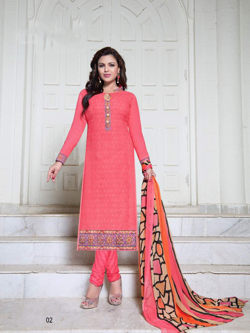 Embroidered Pure Cotton Suits