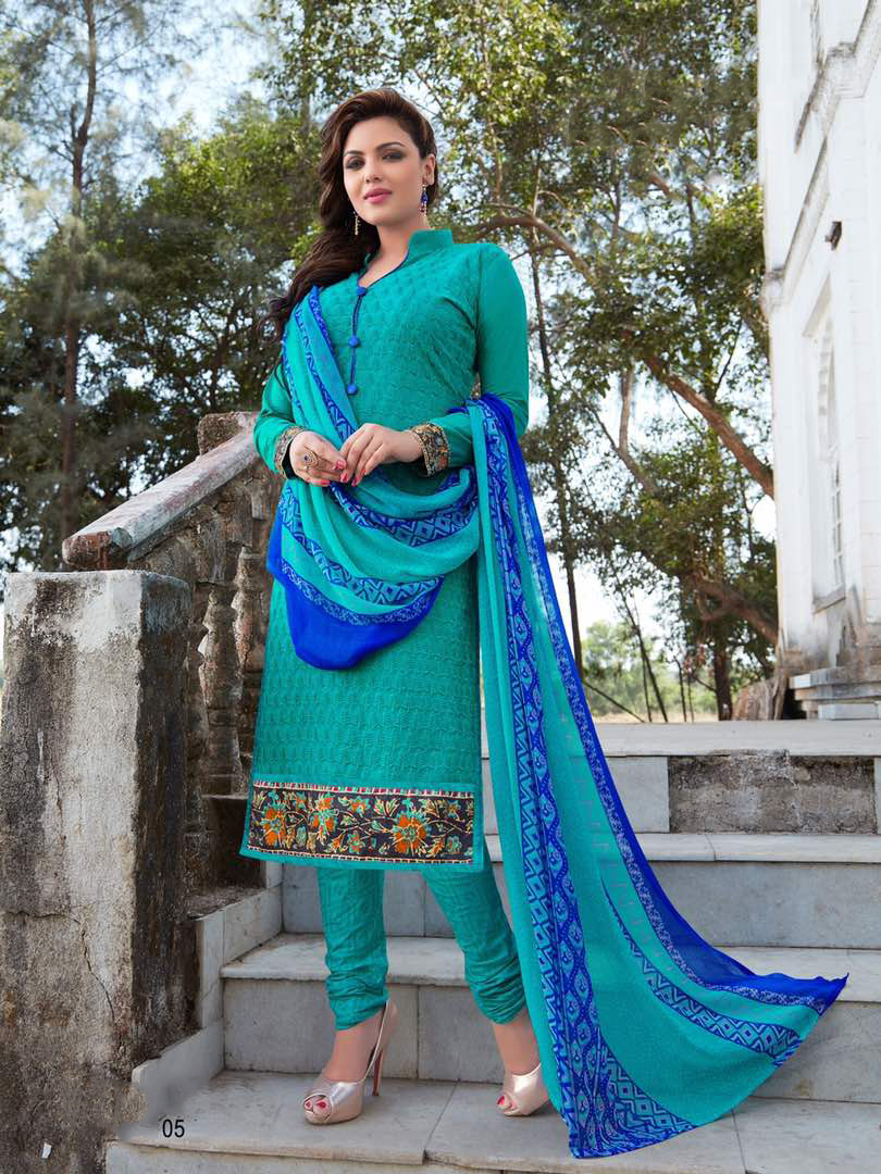 Embroidered Pure Cotton Suits