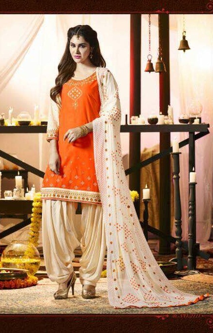 Cotton Patiala Suits