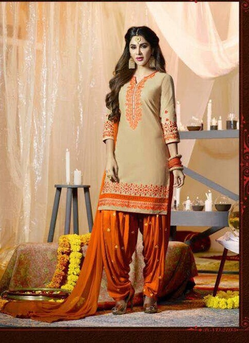 Cotton Patiala Suits