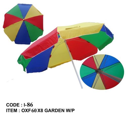 Multi Beach Umbrella - ITEM : OXF 60x8 GARDEN N/P