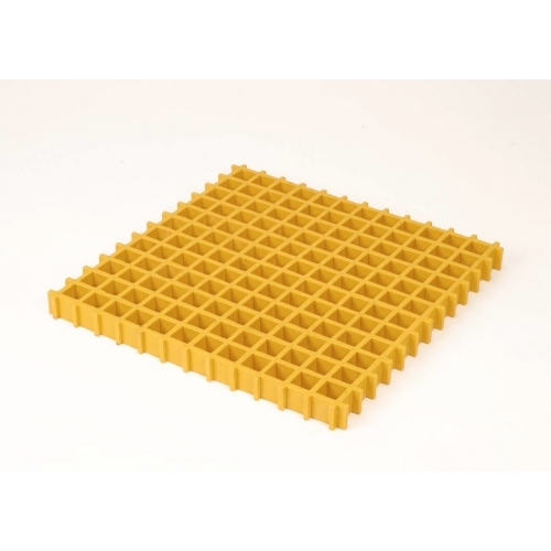Frp Moulded Gratings - 1220 X 3654 Mm, Durable Anti-skid Square Mesh For Industrial Applications - Corrosion Resistant, Lightweight, Uv Resistant, Non-conductive, Easy To Install