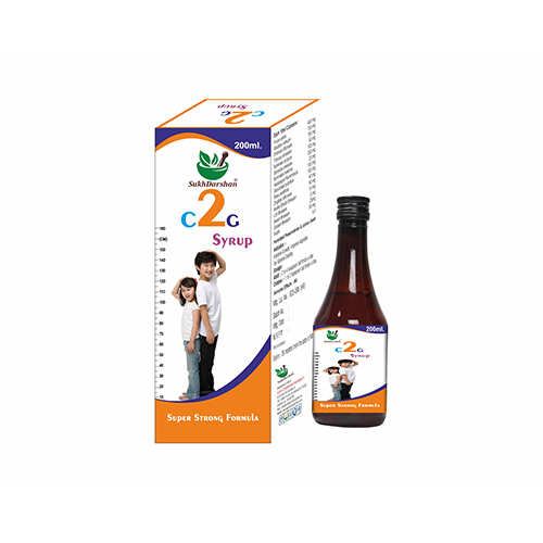 हर्बल मेडिसिन एपेटाइट स्टिमुलेंट C2G सिरप