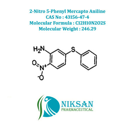 2-नाइट्रो 5-फिनाइल मर्कैप्टो अनिलिन कैस नं: 43156-47-4