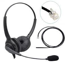 कॉल सेंटर के लिए RJ11 हेडसेट