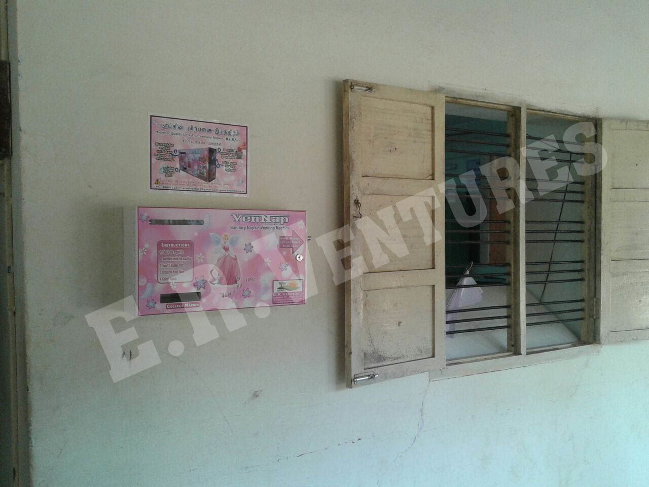 Pink Sanitary Pad Vending Machine