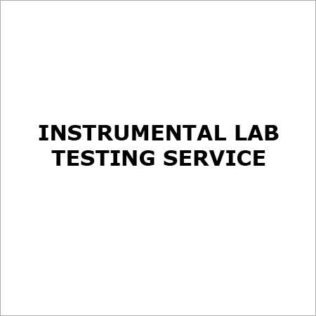 Instrumental Lab Testing Service