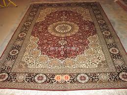 हाथ से गांठे हुए (रेशमी कालीन)