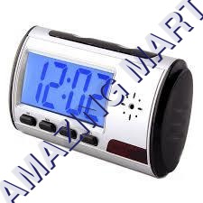 Silver Table Clock