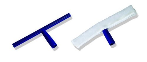 Glass Cleaning Wiper - Heavy Duty Plastic Construction | Ideal for Streak-Free Glass Maintenance