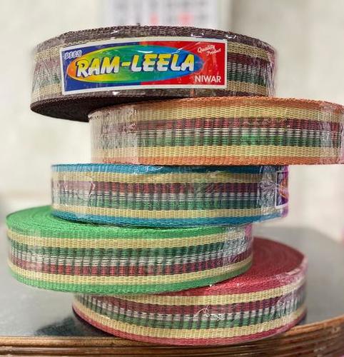 Monofilament Niwar (2 Inch Ramleela) Application: Used For Making Handles Of Carry Bag