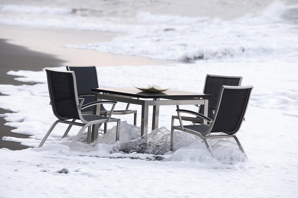 Metal Furnitur Outdoor - Material: Aluminum