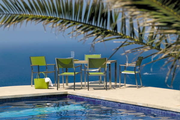 Metal Furnitur Outdoor - Material: Aluminum