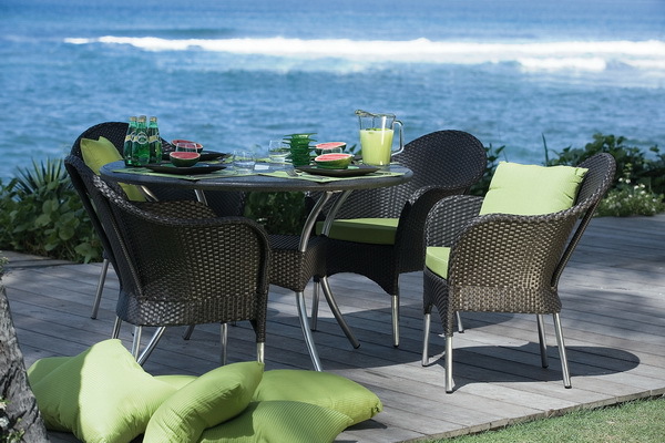 Metal Furnitur Outdoor - Material: Aluminum