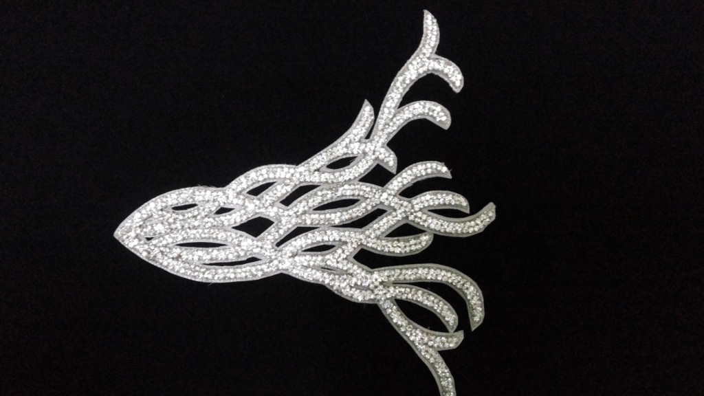 Dresses Beautiful Mesh Style Beaded Crsytal Patch