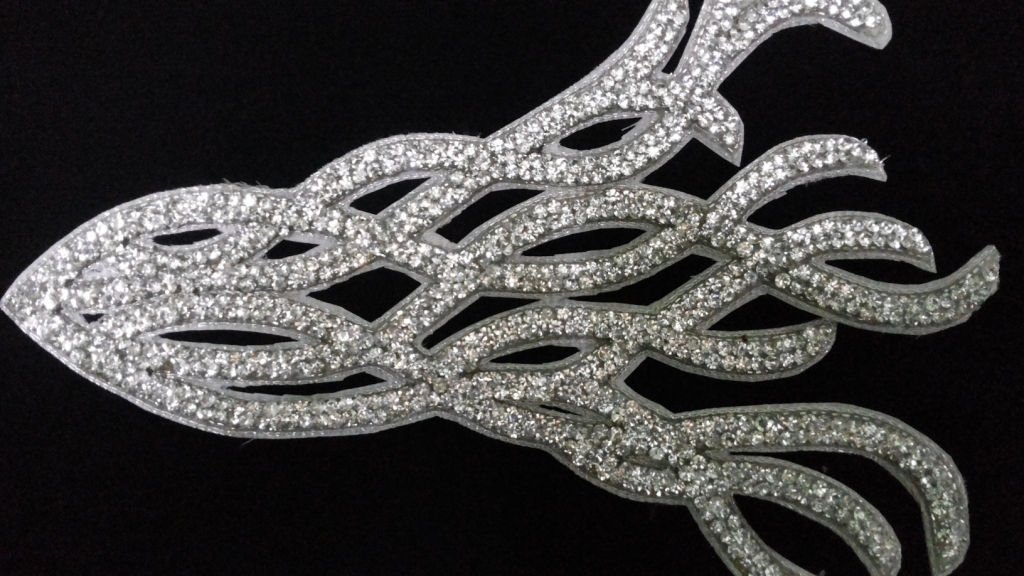 Dresses Beautiful Mesh Style Beaded Crsytal Patch