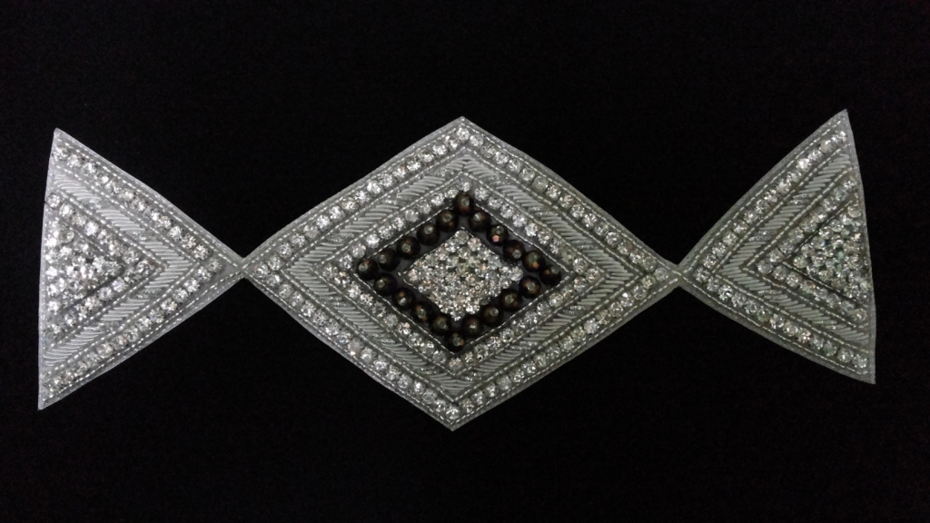 Dresses Kite Style Beaded Stone Work Patch