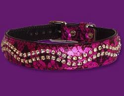 Snake Clear Crystal Baby Dog Collar