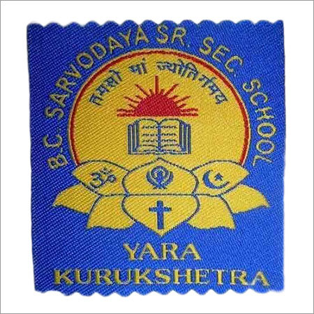 Textile Woven School Label