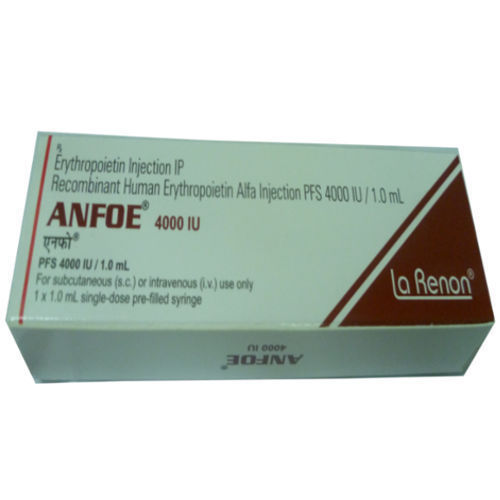 Erythropoietin Alpha Human Injection - 10-15 Mg/day, 95% Purity | General Drug For Adults, Children, And Women, Suitable For Hospital Applications